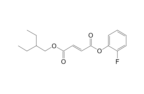 Fumaric acid, 2-ethylbutyl 2-fluorophenyl ester