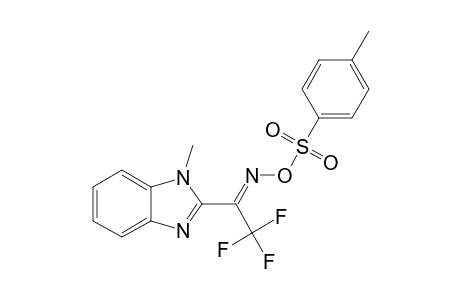 2,2,2-Trifluoro-1-(1-methyl-1H-benzo[d]imidazol-2-yl)ethanone O-tosyl Oxime