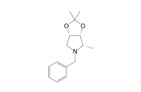 (3aR,4S,6aS)-2,2,4-trimethyl-5-(phenylmethyl)-3a,4,6,6a-tetrahydro-[1,3]dioxolo[4,5-c]pyrrole