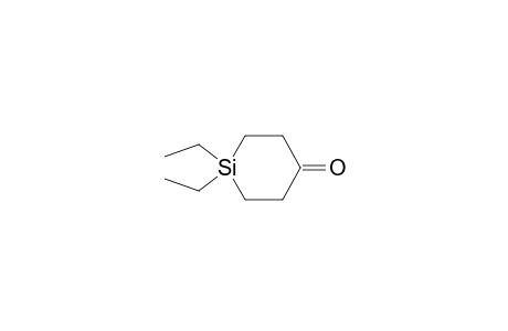 1,1-Diethyl-1-silacyclohexan-4-one