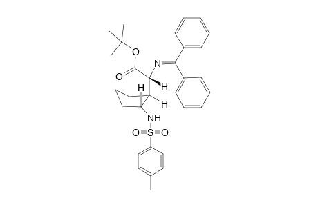 Tert-Butyl [(diphenylmethylene)amino](2-{[(4-methylphenyl)sulfonyl]amino}- cyclopentyl) acetate