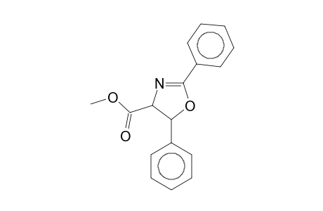2,5-Diphenyl-4,5-dihydrooxazole-4-carboxylic acid, methyl ester