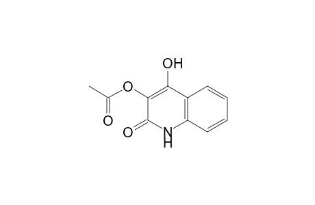 2(1H)-Quinolinone, 3-(acetyloxy)-4-hydroxy-