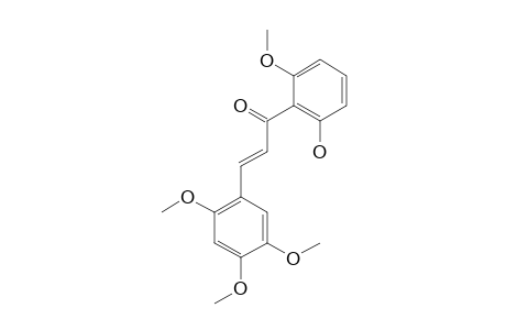 (E)-1-(2-HYDROXY-6-METHOXYPHENYL)-3-(2,4,5-TRIMETHOXYPHENYL)-PROP-2-EN-1-ONE