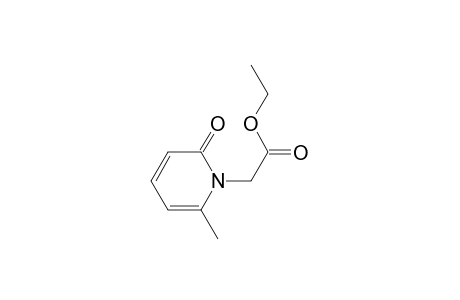 Ethyl ester of 6-oxo-(1H)-2-picolin-1-ylacetic acid