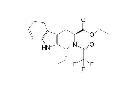 Ethyl (1R,3S)-1-ethyl-2-(2,2,2-trifluoroacetyl)-1,3,4,9-tetrahydropyrido[3,4-b]indole-3-carboxylate