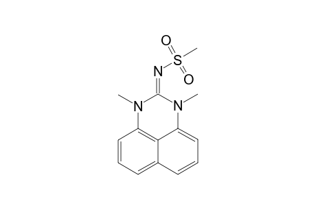 N-(1,3-dimethyl-2-perimidinylidene)methanesulfonamide