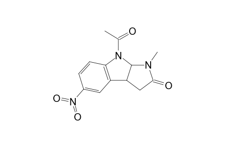 4-acetyl-3-methyl-7-nitro-3a,8b-dihydro-1H-pyrrolo[2,3-b]indol-2-one