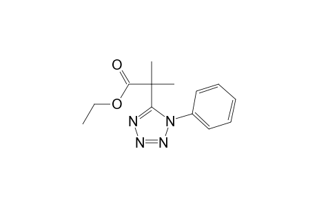 Ethyl 2-methyl-2-(1-phenyl-1,2,3,4-tetrazol-5-yl)propanoate