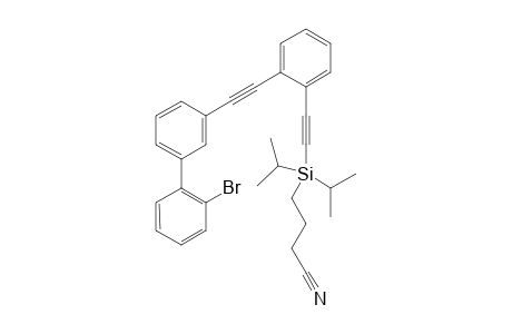 4-{[(2-{[2'-Bromo-(1,1'-biphenyl)-3-yl]ethynyl}phenyl)-ethynyl]diisopropylsilyl}butanenitrile