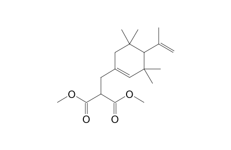 Dimethyl 2-<[3,3,5,5-tetramethyl-4-(1-methylethenyl)-1-cyclohexenyl]methyl>malonate