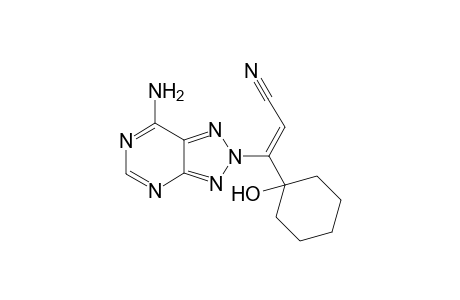(Z)-3-(7-Amino-2H-[1,2,3]triazolo[4,5-d]pyrimidin-2-yl)-3-(1-hydroxycyclohexyl)-2-propenitrile