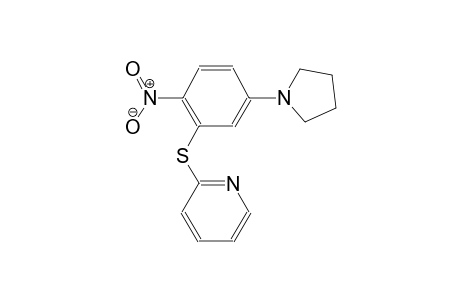 2-{[2-nitro-5-(1-pyrrolidinyl)phenyl]sulfanyl}pyridine