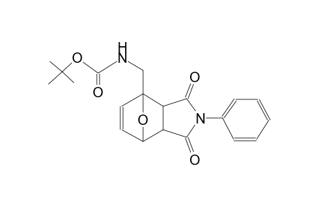 tert-butyl ((1,3-dioxo-2-phenyl-2,3,3a,4,7,7a-hexahydro-1H-4,7-epoxyisoindol-4-yl)methyl)carbamate