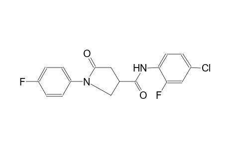 Pyrrolidine-3-carboxamide, N-(4-chloro-2-fluorophenyl)-1-(4-fluorophenyl)-5-oxo-