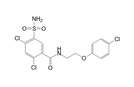 benzamide, 5-(aminosulfonyl)-2,4-dichloro-N-[2-(4-chlorophenoxy)ethyl]-