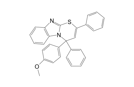 4-(4-Methoxyphenyl)-2,4-diphenyl-4H-benzo[4,5]imidazo[2,1-b][1,3]thiazine