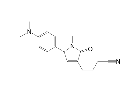 4-{5-[4-(Dimethylamino)phenyl]-1-methyl-2-oxo-2,5-dihydro-1H-pyrrol-3-yl}butanenitrile