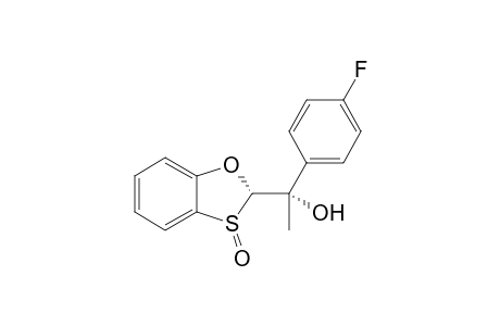 [2S]-2-[(1S)-1'-(p-Fluorophenyl)-1'-hydroxyethyl]-1,3-benzoxathiol-3(2H)-oxide