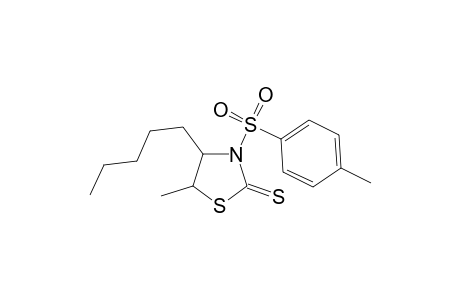 5-Methyl-4-pentyl-3-tosylthiazolidine-2-thione
