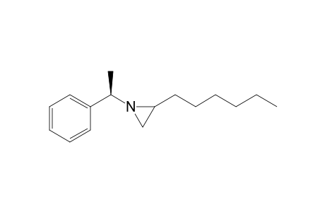 2-Hexyl-1-[(1R)-1-phenylethyl]aziridine