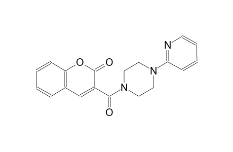 3-{[4-(2-pyridinyl)-1-piperazinyl]carbonyl}-2H-chromen-2-one