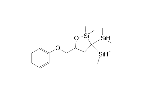 3,3-Bis(dimethylsilyl)-2,2-dimethyl-5-phenyloxymethyl-1-oxa-2-silacyclopentane