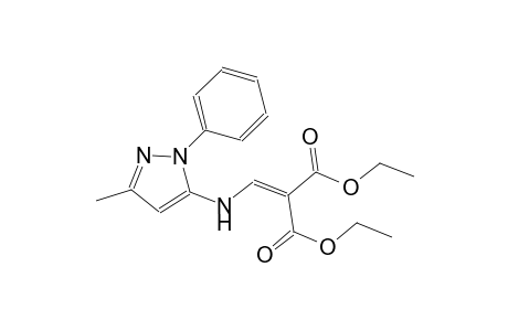 diethyl 2-{[(3-methyl-1-phenyl-1H-pyrazol-5-yl)amino]methylene}malonate