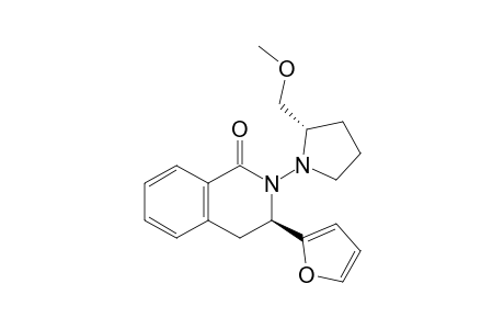 (3R)-3-Furan-2-yl-2-[(2S)-2-(methoxymethyl)pyrrolidin-1-yl]-3,4-dihydroisoquinolin-1(2H)-one