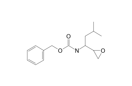 N-[3-methyl-1-(oxiran-2-yl)butyl]carbamic acid benzyl ester