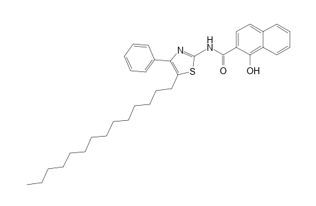 1-Hydroxy-N-(4-phenyl-5-tetradecylthiazol-2-yl)-2-naphthamide