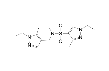 1H-pyrazole-4-sulfonamide, 1-ethyl-N-[(1-ethyl-5-methyl-1H-pyrazol-4-yl)methyl]-N,3-dimethyl-