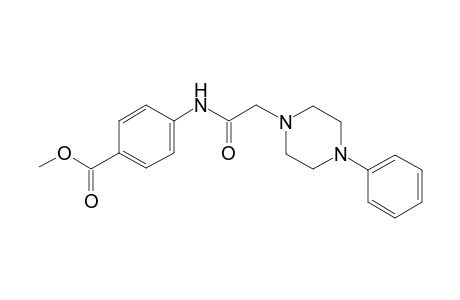 Methyl 4-([(4-phenyl-1-piperazinyl)acetyl]amino)benzoate