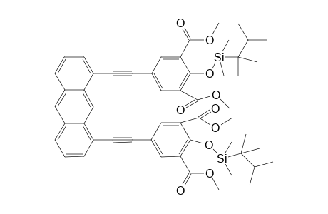 1,8-Di{2-[4-(dimethylthexyl)siloxy-3,5-(methoxycarbonyl)phenyl]-1-ethynyl}anthracene