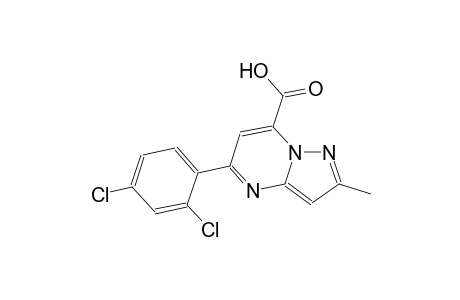 pyrazolo[1,5-a]pyrimidine-7-carboxylic acid, 5-(2,4-dichlorophenyl)-2-methyl-