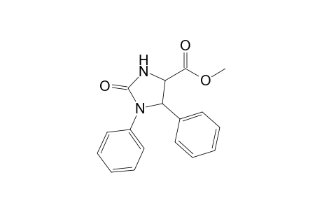 2-keto-1,5-diphenyl-imidazolidine-4-carboxylic acid methyl ester