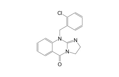 imidazo[2,1-b]quinazolin-5(3H)-one, 10-[(2-chlorophenyl)methyl]-2,10-dihydro-