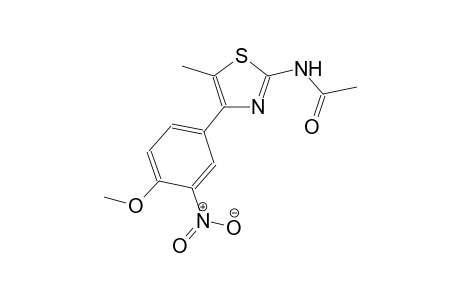 acetamide, N-[4-(4-methoxy-3-nitrophenyl)-5-methyl-2-thiazolyl]-