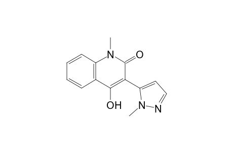 4-Hydroxy-1-methyl-3-(1-methyl-1H-pyrazol-5-yl)-2(1H)-quinolinone