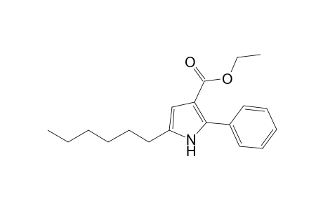 3-(Ethoxycarbonyl)-5-hexyl-2-phenylpyrrole