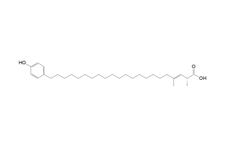 (E,2R)-22-(4-hydroxyphenyl)-2,4-dimethyl-3-docosenoic acid