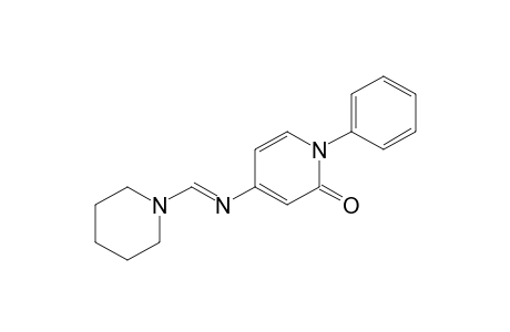 Pyridin-2(1H)-one, 1-phenyl-4-(1-piperidylmethylenamino)-