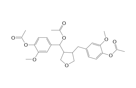 3-Furanmethanol, .alpha.-[4-(acetyloxy)-3-methoxyphenyl]-4-[[4-(acetyloxy)-3-methoxyphenyl]methyl]tetrahydro-, acetate