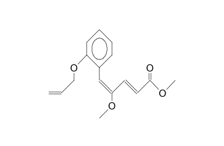 (2E,4Z)-5-(2-Allyloxy-phenyl)-4-methoxy-penta-2,4-dienoic acid, methyl ester