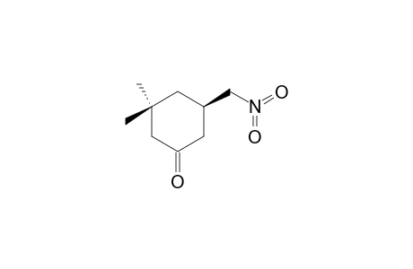 (5R)-3,3-dimethyl-5-(nitromethyl)cyclohexan-1-one