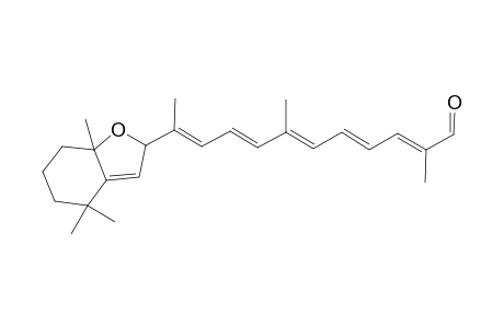 12'-Apo-.beta.,.psi.-carotenal, 5,8-epoxy-5,8-dihydro-, (5R,8S)-(.+-.)-