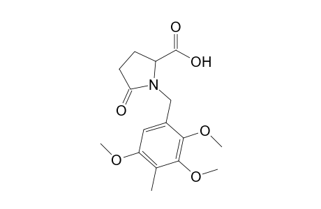 N-[(2,3,5-Trimethoxy-4-methylphenyl)methyl]-5-carboxy-2-pyrrolidone
