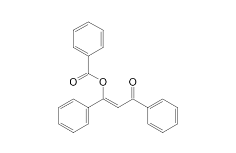 2-Propen-1-one, 3-(benzoyloxy)-1,3-diphenyl-