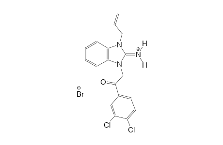 1-allyl-3-[2-(3,4-dichlorophenyl)-2-oxoethyl]-1,3-dihydro-2H-benzimidazol-2-iminium bromide