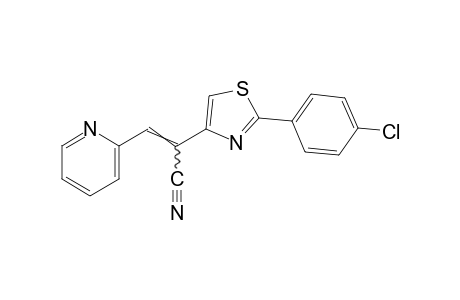 a-[2-(p-chlorophenyl)-4-thiazolyl]-2-pyridineacrylonitrile